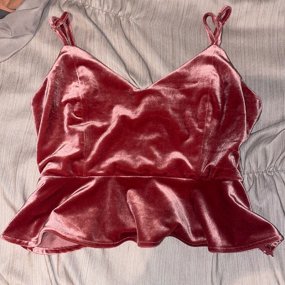 velvet tank top